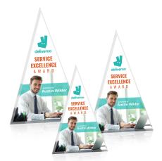 Polaris Tower VividPrint Award - Gold - Acrylic Awards