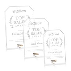 Polaris Clipped Rectangle Award - Gold - Rectangle Awards