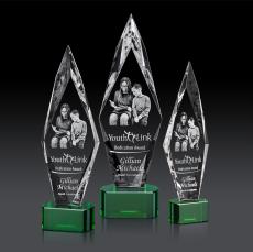Manilow Award on Paragon Base (3D) - Green - Deal Toys