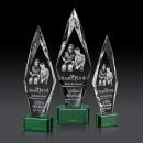Manilow Award on Paragon Base (3D) - Green