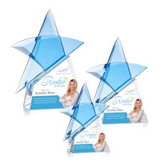 Benita Star VividPrint Award - Clear - Crystal Star Awards
