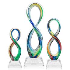 Duarte Award on Sheffield Base - Clear - Teacher Awards