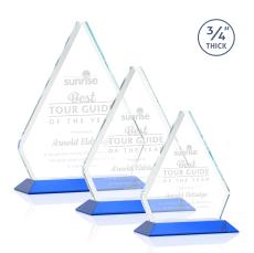Fyreside Award - Blue - Crystal Awards