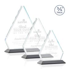 Fyreside Award - Black - Crystal Awards