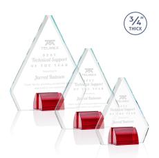 Roxborough Award - Red - Crystal Awards