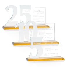 Hazelton Award - Amber - Crystal Awards