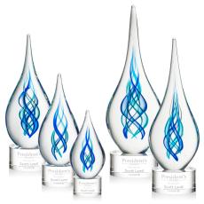 Warrington on Marvel Base - Clear - Art Glass Awards