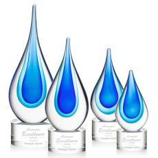 Marseille on Marvel Base - Clear - Art Glass Awards