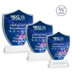 Scudo Sheild VividPrint Award on Newhaven - Clear - Crystal Awards