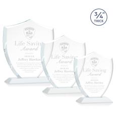 Scudo Shield Award - White - Full Color Awards