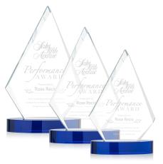 Sarasota Award - Blue - Colored Glass Awards