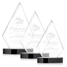 Sarasota Award - Black - Colored Crystal Awards