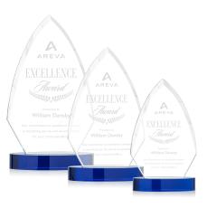 Idaho Award - Blue - Colored Crystal Awards