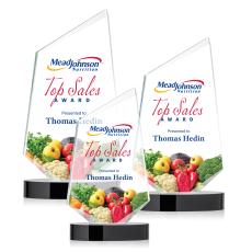 Portland VividPrint Award - Black - Crystal Awards