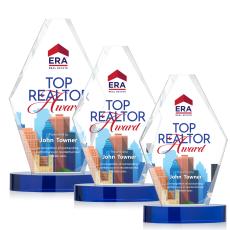 Redding VividPrint Award - Blue - Crystal Awards