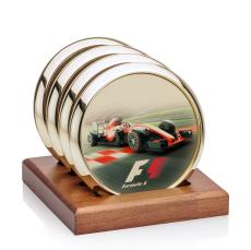 Danville VividPrint Coaster on Porterfield Base - Set of 4  - Coasters