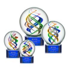 Galileo Award on Paragon Base - Blue - Recognition Awards