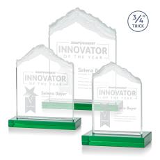 Everest Award - Green - Crystal Awards