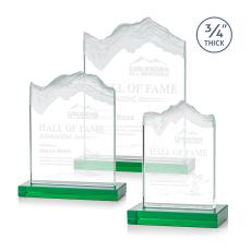 Kilimanjaro Award - Green - Crystal Awards