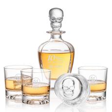 Delrina Skull Decanter Set - Decanters