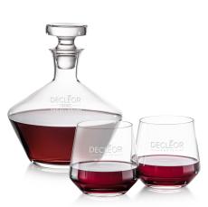 Tucson Decanter & Stemless Wine Set - Carafes