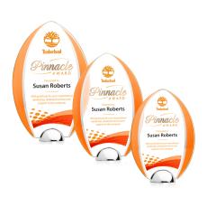 Lincoln VividPrint Award - Orange - Recognition Awards