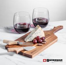 Swissmar Paddle Board & 2 Zacata Stemless Wine - Corporate Gifts