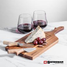 Swissmar Paddle Board & 2 Breckland Stemless Wine - Corporate Gifts