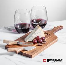 Swissmar Paddle Board & 2 Bartolo Stemless Wine - Corporate Gifts