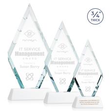 Richmond Award on Newhaven Base - White - Diamond Awards