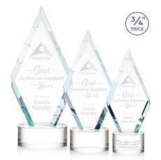 Richmond Award on Marvel Base - Clear - Crystal Awards
