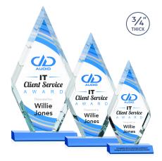 Richmond VividPrint Award - Sky Blue - Crystal Awards