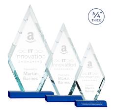 Richmond Award - Blue - Crystal Awards