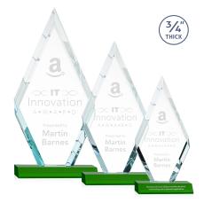 Richmond Award - Green - Crystal Awards