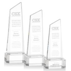 Belmont Tower Award on Padova Base - Clear - Crystal Awards