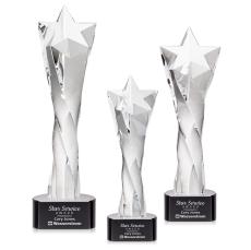 Arlington Star Award on Paragon Base - Black - Crystal Star Awards