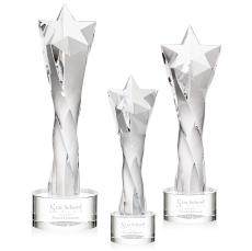 Arlington Star Award on Marvel Base - Clear - Crystal Awards