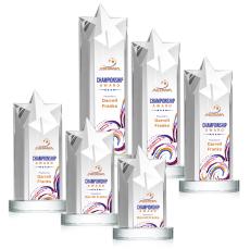 Berkeley VividPrint Award on Condor Base - Clear - Crystal Star Awards