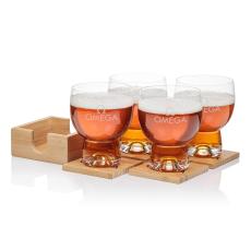Bamboo Coaster Gift Set - Dortmund - Corporate Gifts