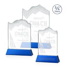 Kilimanjaro Award on Newhaven - Blue - Crystal Awards