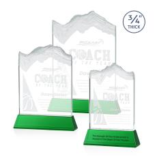 Kilimanjaro Award on Newhaven - Green - Crystal Awards