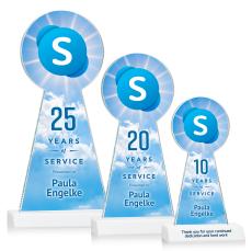 Laidlaw VividPrint Award - White - Circle Awards