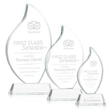 Odessy Flame Award on Newhaven - Clear - Crystal Awards