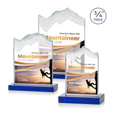 Kilimanjaro VividPrint Award - Blue - Crystal Awards