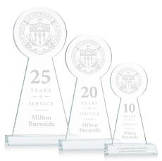 Laidlaw Tower Award - Clear - Crystal Awards