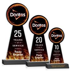 Laidlaw VividPrint Award - Black - Crystal Awards