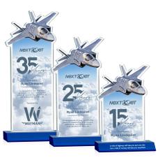Top Gun VividPrint Award - Blue - Full Color Awards