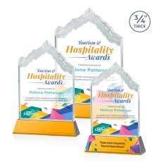 McKinley VividPrint Award on Newhaven - Amber - Crystal Awards