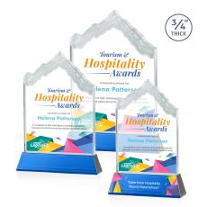 McKinley VividPrint Award on Newhaven - Blue - Crystal Awards