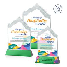 McKinley VividPrint Award on Newhaven - Green - Crystal Awards